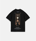 Camiseta Oversize Negra Star Angel
