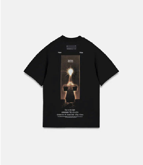 Camiseta Oversize Negra Star Angel