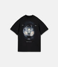 Camiseta Oversize Negra Star Angel