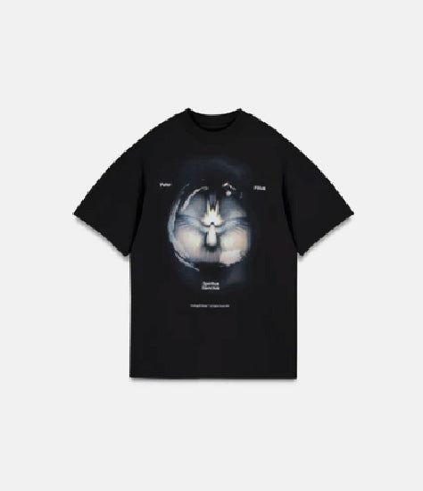 Camiseta Oversize Negra Star Angel