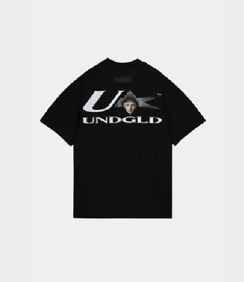Camiseta Oversize Negra Star Angel