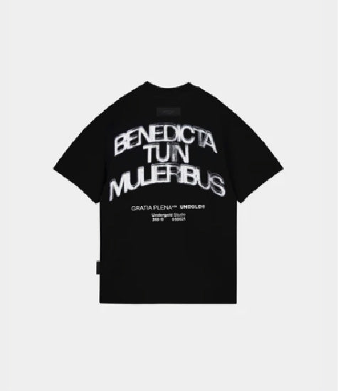 Camiseta Oversize Negra Star Angel