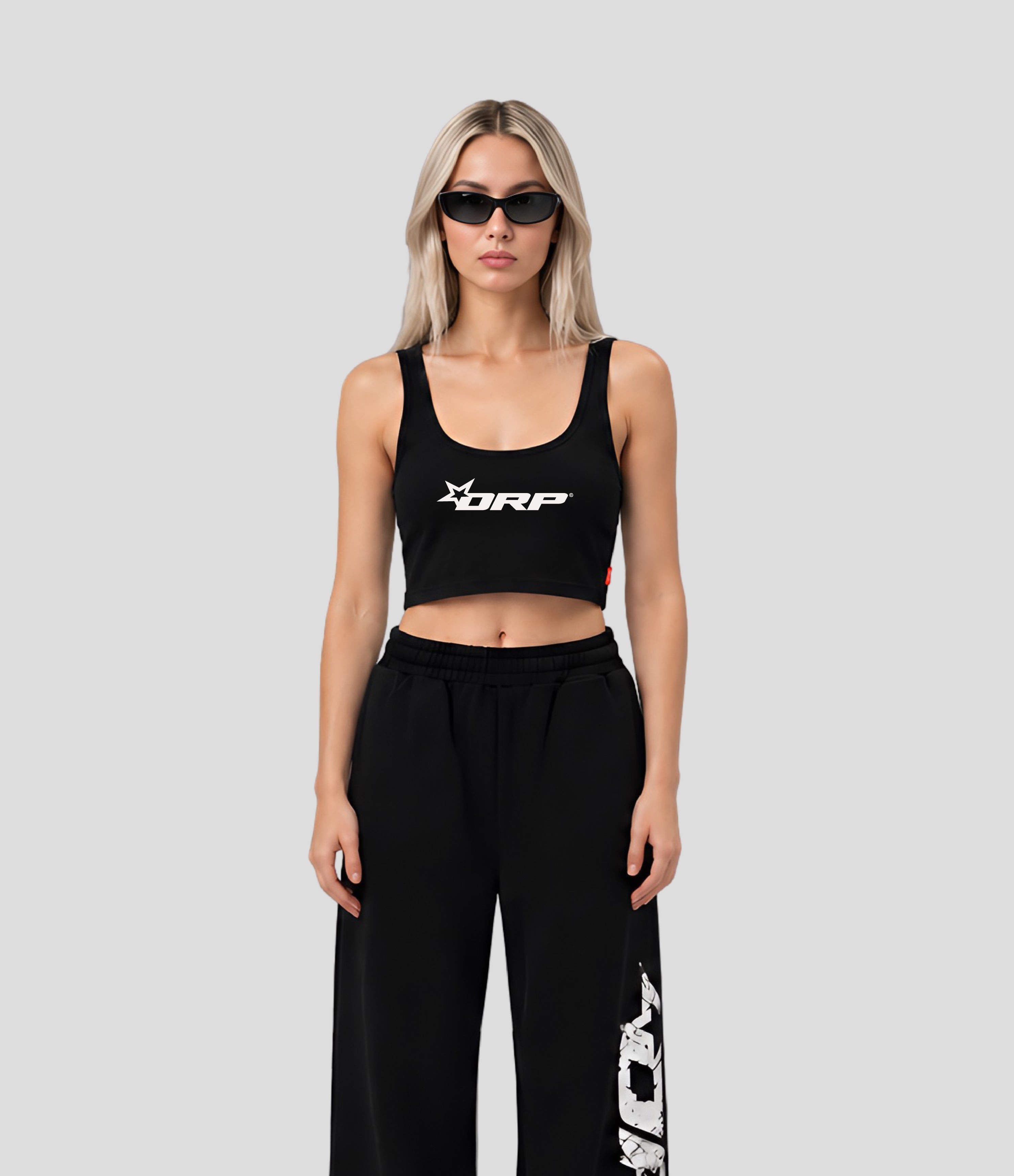 TOP CROP DRP LOGO NEGRO