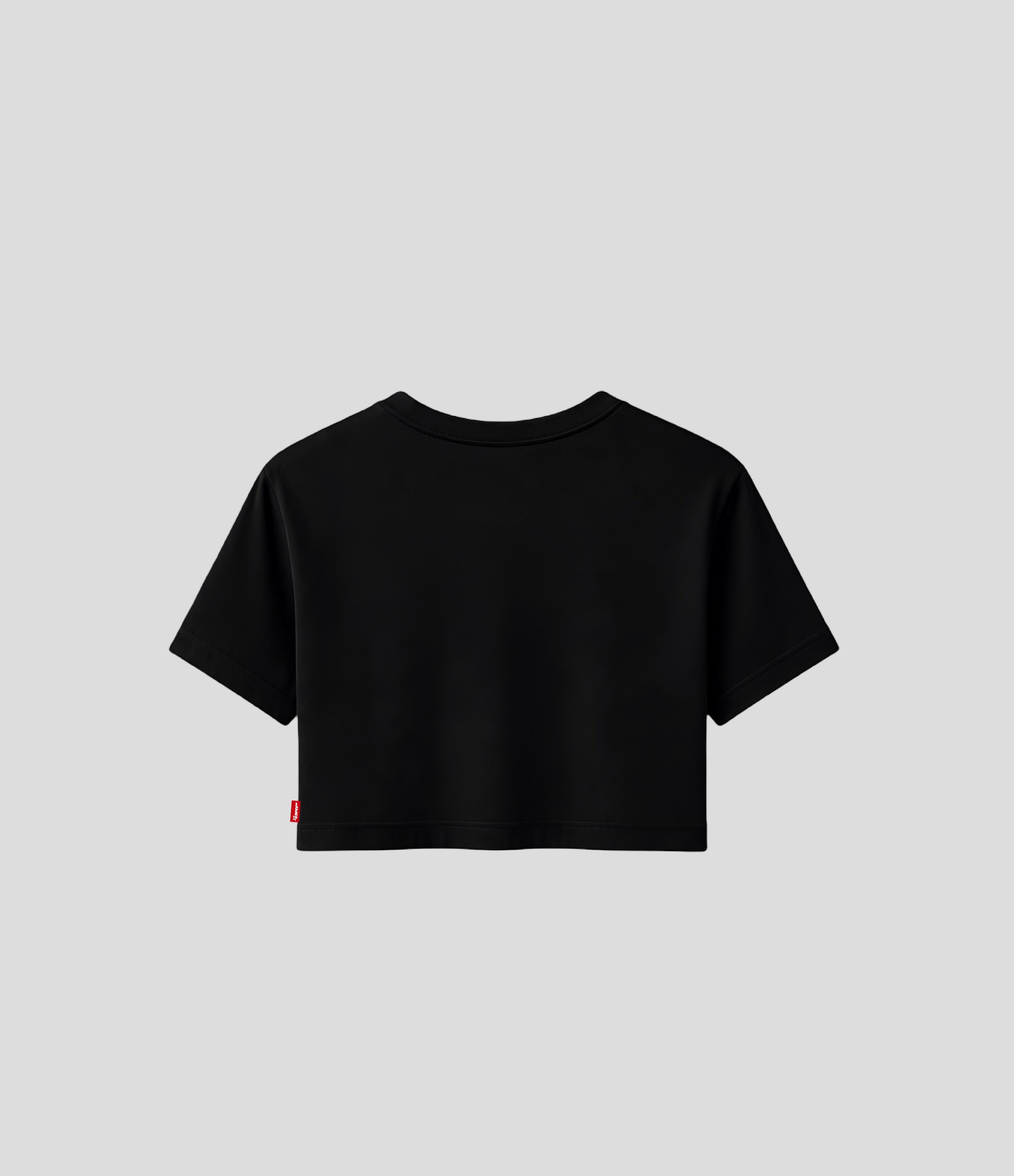 CAMISETA CROP DRP LOGO NEGRA